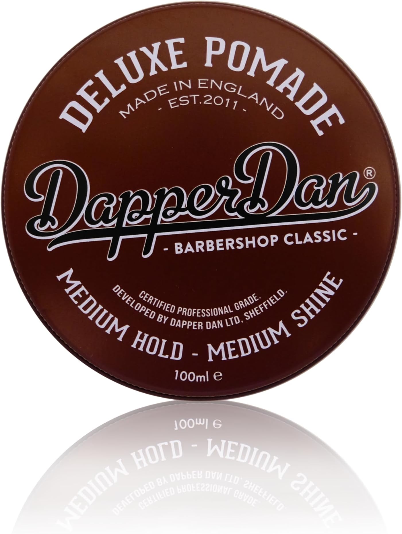 Deluxe Pomade, Medium Hold Medium Shine, Citrus & Vanilla Fragrance, 1 x 100 ml