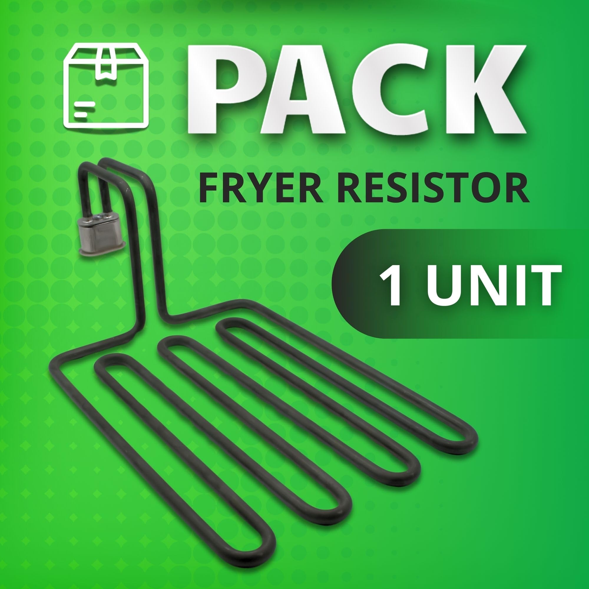 DOJA Barcelona | Resistencia de Freidora Compatible con JEMI | 3200W | 220V | Repuestos De Freidoras | 266x192x130mm | Accesorios Para Freidora Industrial, Calentador de Aceite, Freidora Hosteleria