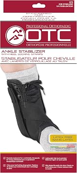 OTC Ankle Stabilizer, Exoskeleton Support, Heel Locking Straps, Small