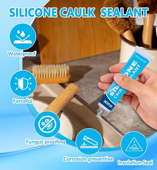 Sellador de silicona transparente pack 20ml x2 miniatura 2