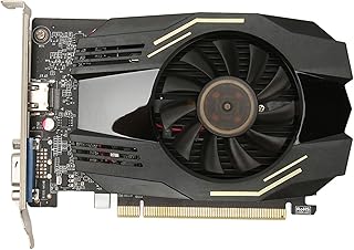 Bewinner Placa gráfica GT1030, placa de vídeo 2GB DDR5 64bit com PCIE X4 3.0, suporte para ventilador de refrigeração resolução 3840x2160, DirectX 12.1, OpenGL 4.5 para PC Laptop