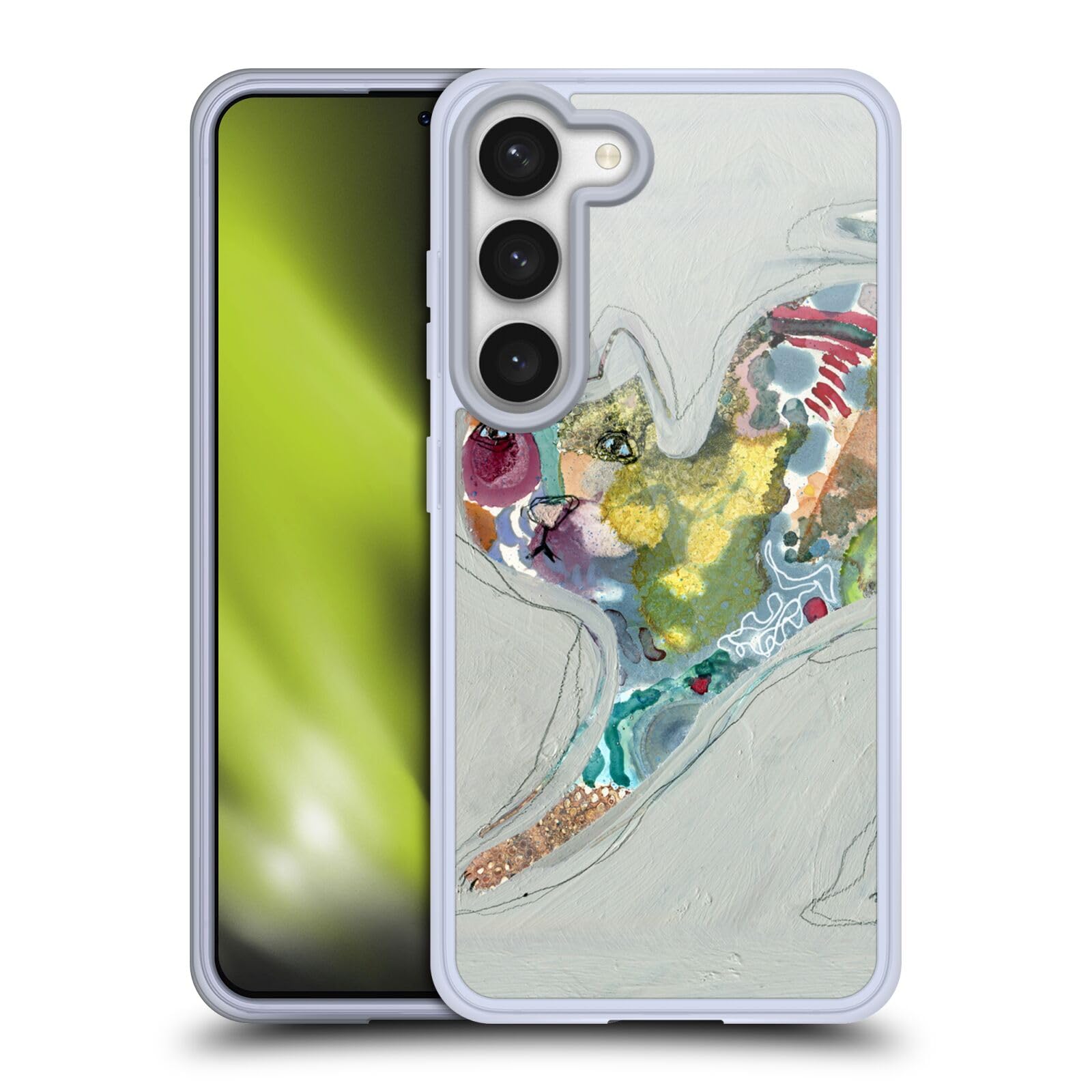 Funda de gel Wyanne Abstract Kitty 2 para Samsung Galaxy S23 5G 7