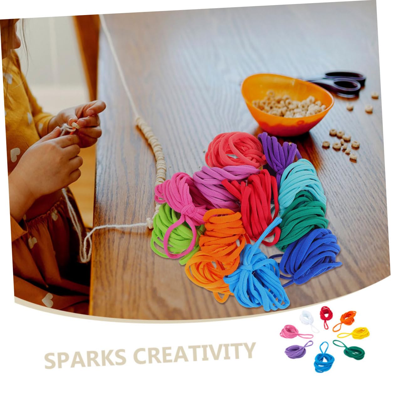 Toyvian 384pezzi Elastic Potholder Anelli Per Tessitura Colorati Per Ragazzo Ragazza Kit Di Ricarica Per Creazioni Artigianali Colori Vivaci Per Attività Creative