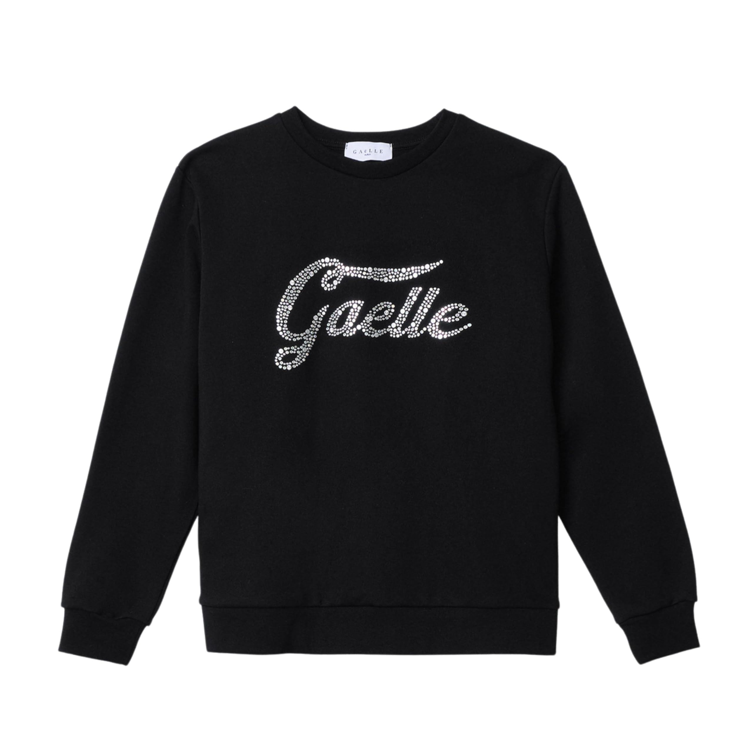 Gaelle Maglioncino Gaabw04585 Felpa Donna Cotone Nero