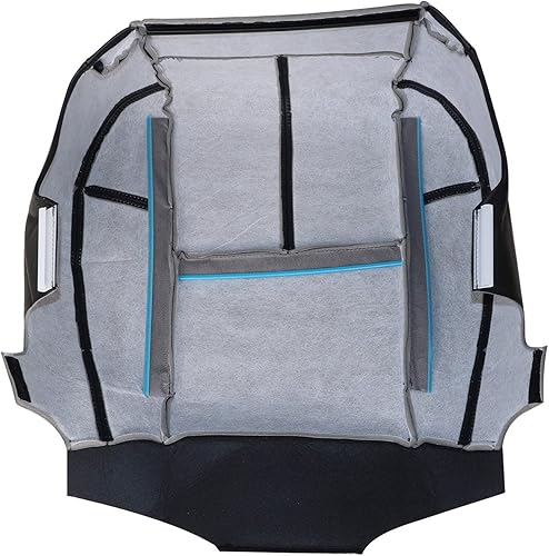 Miniatura 7 de Priprilod Funda de asiento de piel de microfibra de repuesto para el lado del conductor o del pasajero, color negro, compatible con Chevy Avalanche