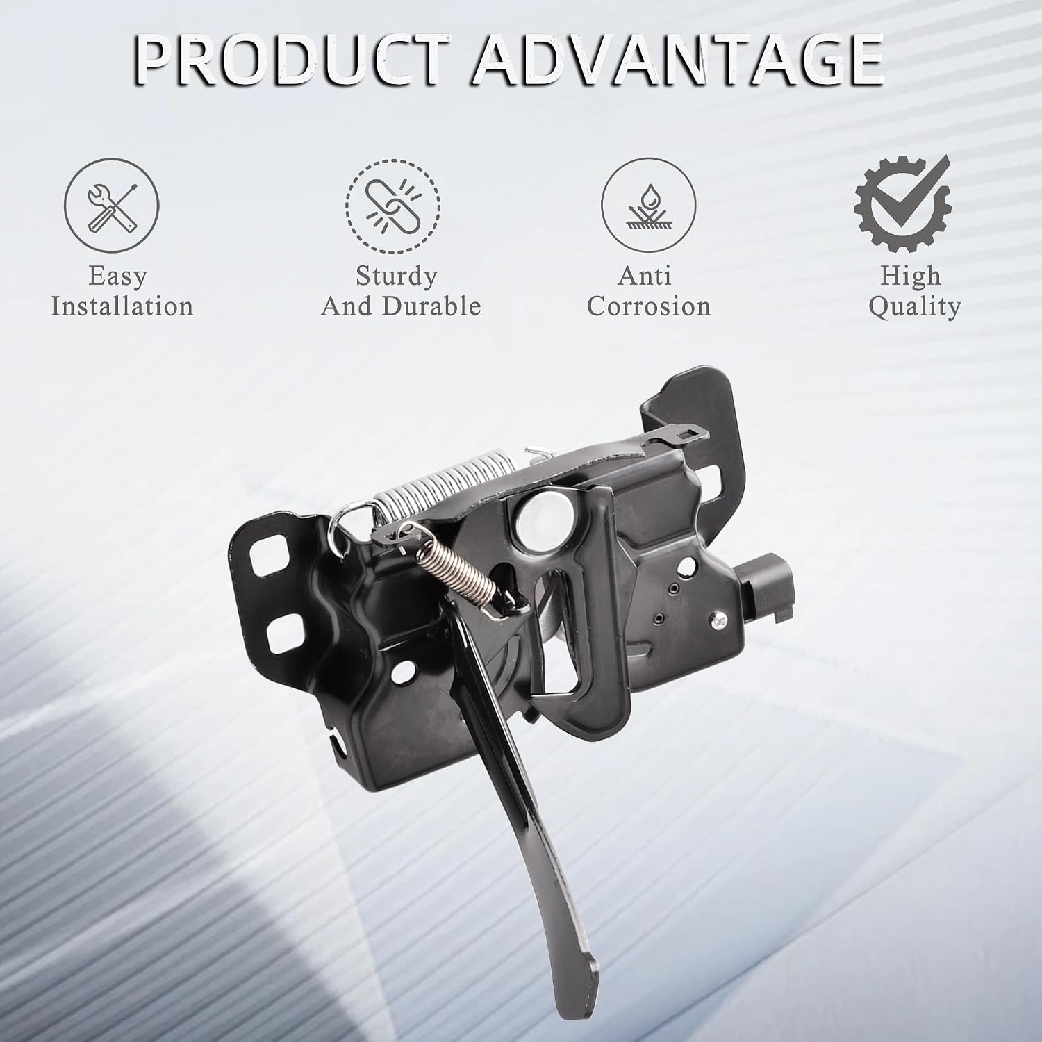 Hood Latch Compatible for Dodge Charger Chrysler 300 2011-2021 Replacement Hood Lock 68261142AA