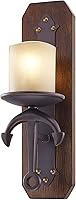 Vista 5 de Livex Lighting 4861-67 Aplique de pared Cape May de 1 luz, bronce antiguo