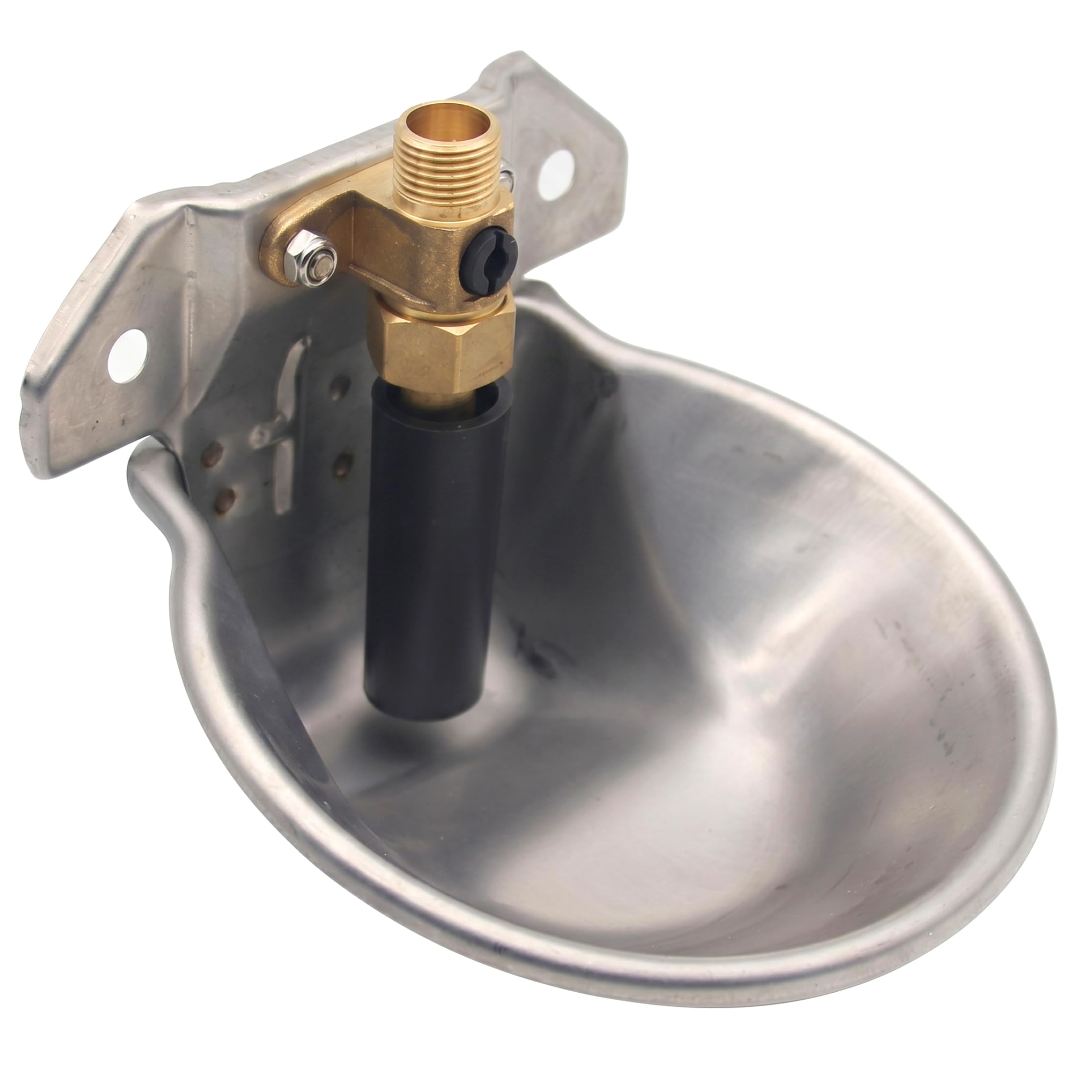 Abreuvoirs automatiques en inox 7 pouces et distributeur d'eau bétail avec valve