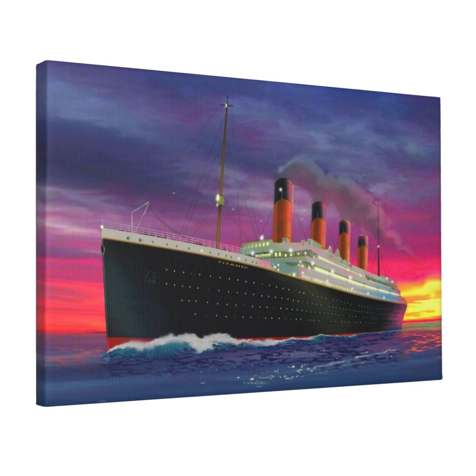 Amazon.co.jp: Titanic タイタニック 映画 絵画の壁掛け 絵画 パネルの