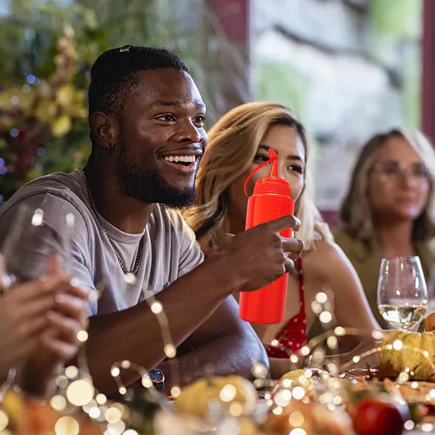 Mischief Bottle Set - Novelty Red Ketchup Bottle Toy, Trick Gag Decor | Realistic Looking Prank Squeeze Bottles for Fun Entertainment Jokes, April Fool's Day Surprise Office Desk Trick - Image 3