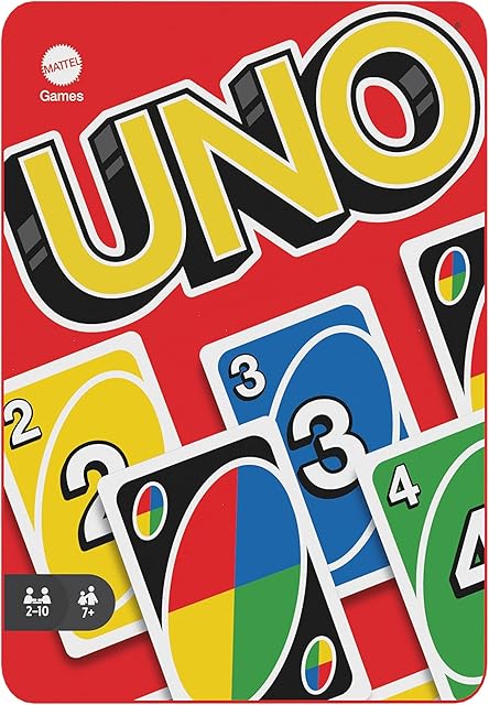 UNO Card Game for Kids and Families in Collectible Tin with 112 Cards and Instructions, Makes a Great Gift for 7 Year Olds and Up - Amazon Exclusive