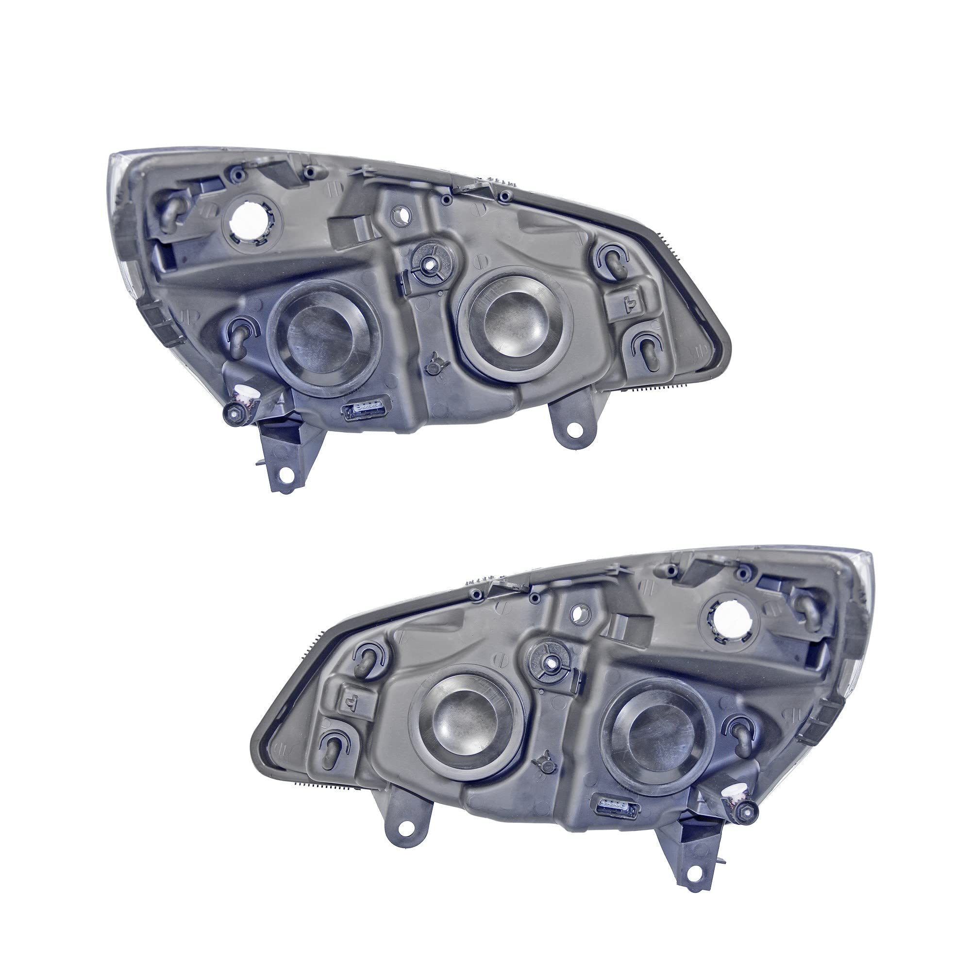 BESTPRICE 2x fari principali anteriori sinistro + destro H1 / H7 senza servomotore, compatibili con RENAULT GRAND SCÉNIC II (JM0/1_), SCÉNIC II (JM0/1_)
