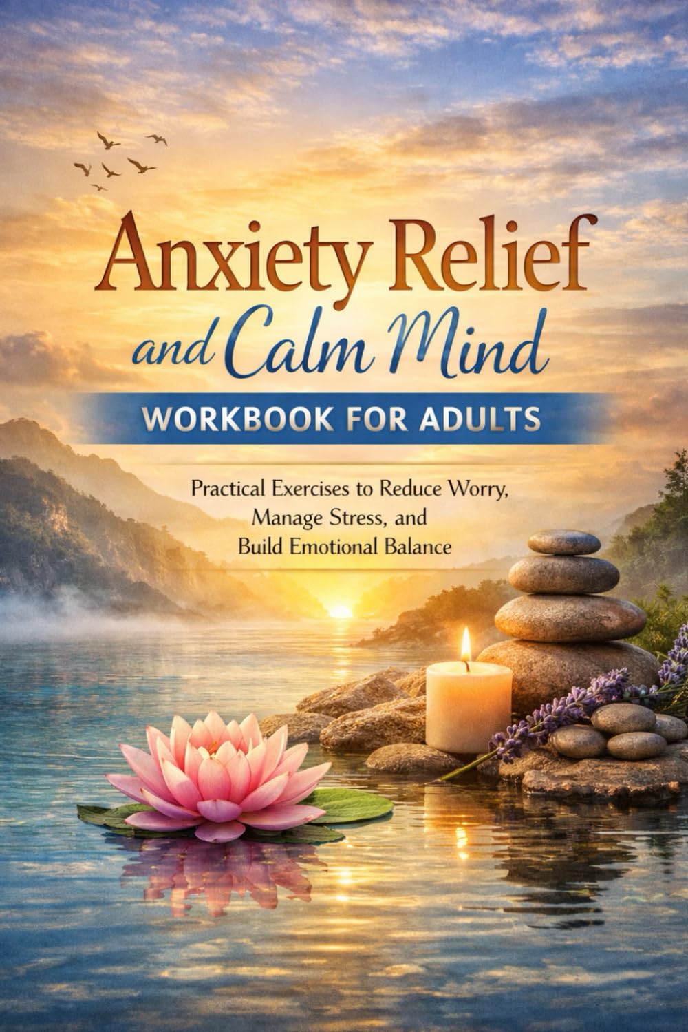 Anxiety Relief and Calm Mind Workbook for Adults: Practical Exercises to Reduce Worry, Manage Stress, and Build Emotional Balance