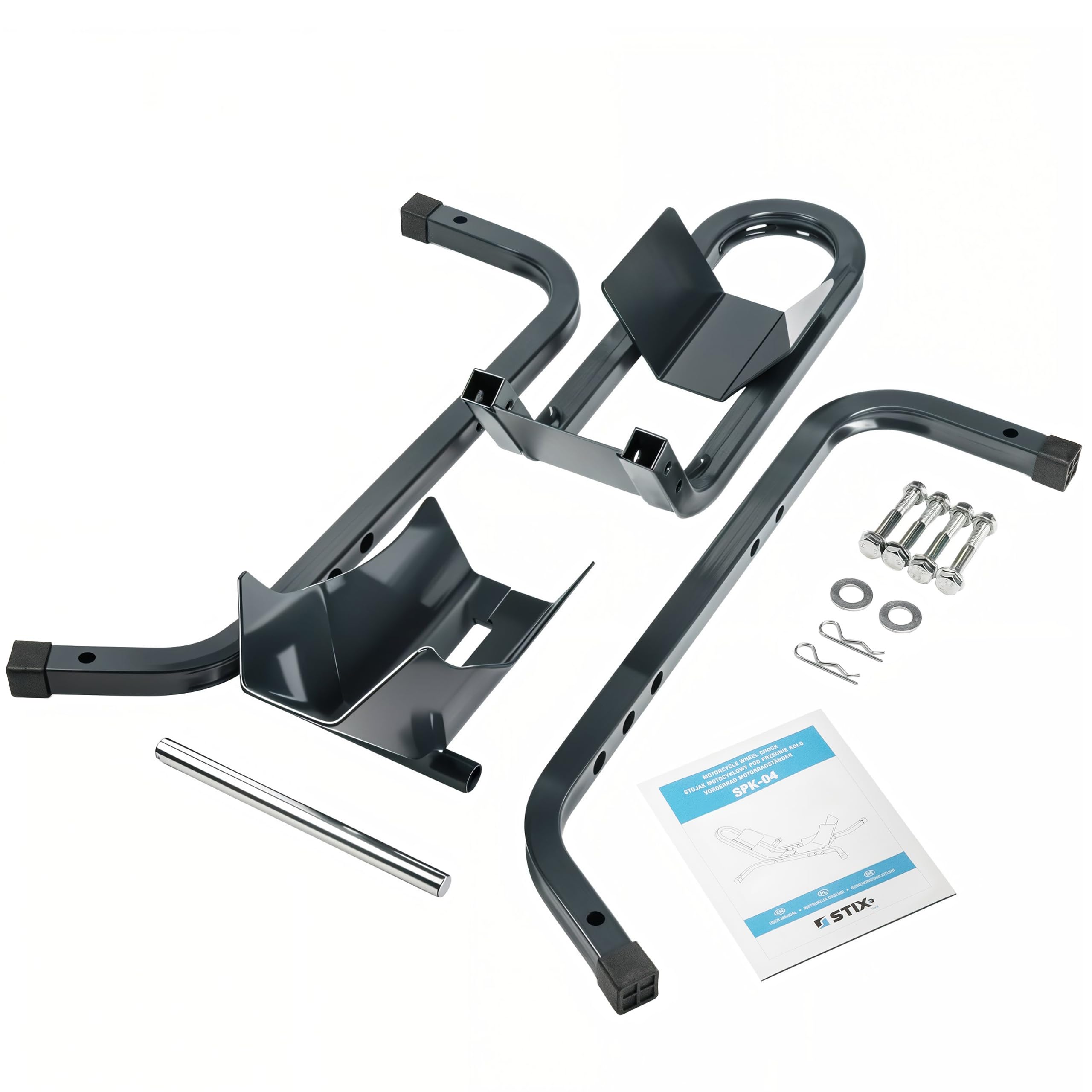 STIX Béquille avant moto SPK-04 15-21 pouces acier 500 kg