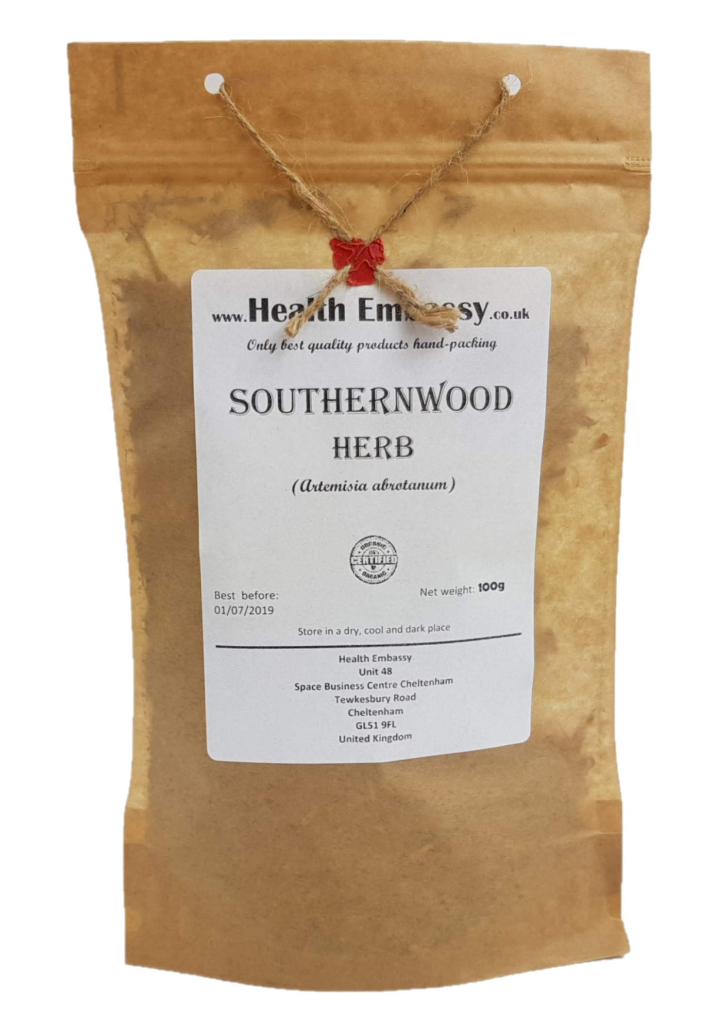 Health Embassy Southernwood Herb | Artemisia Abrotanum | 100g