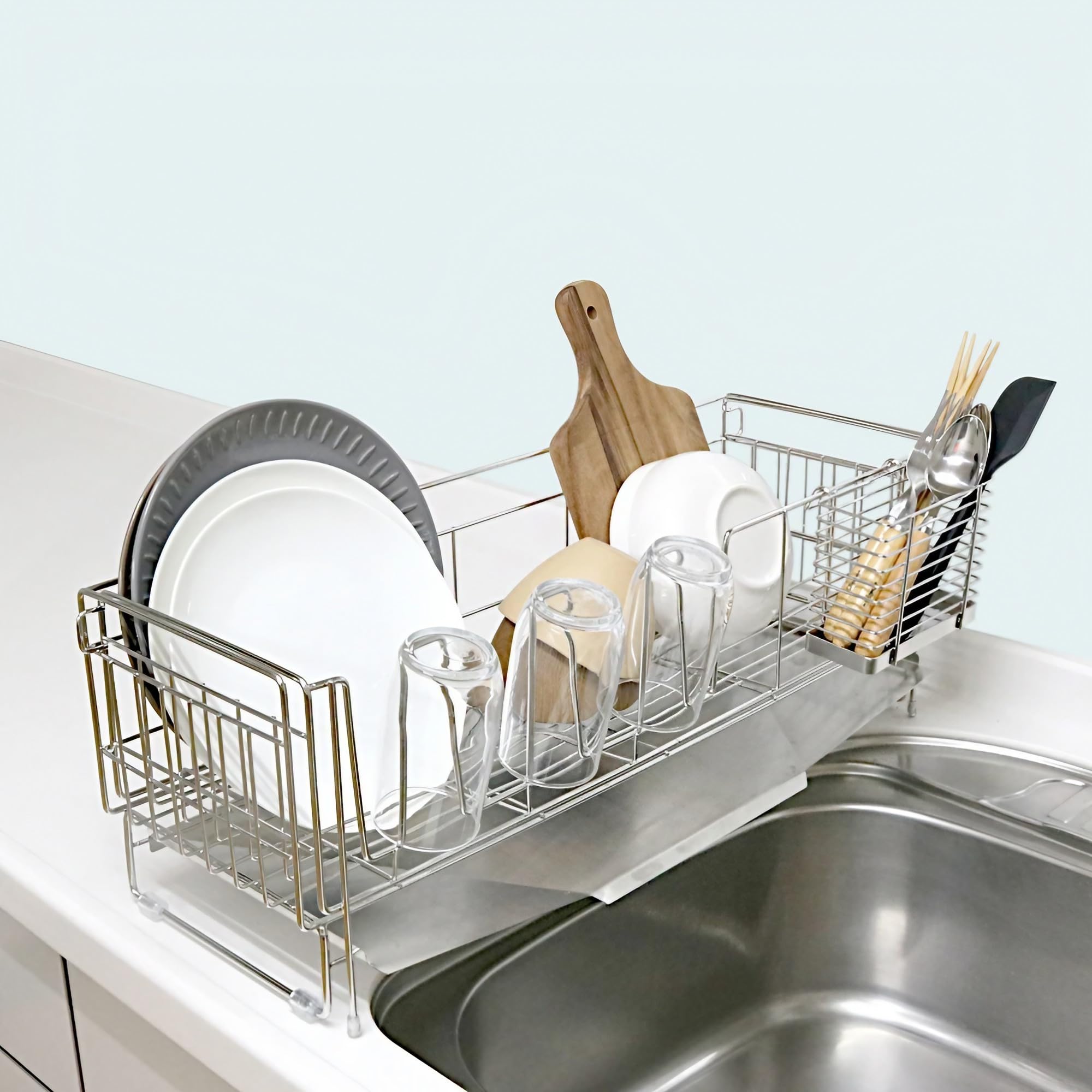 デラックスタイプ 水切りラック 高さ調整可能 デラックスタイプ 水切りラック 高さ調整可能 デラックスタイプ