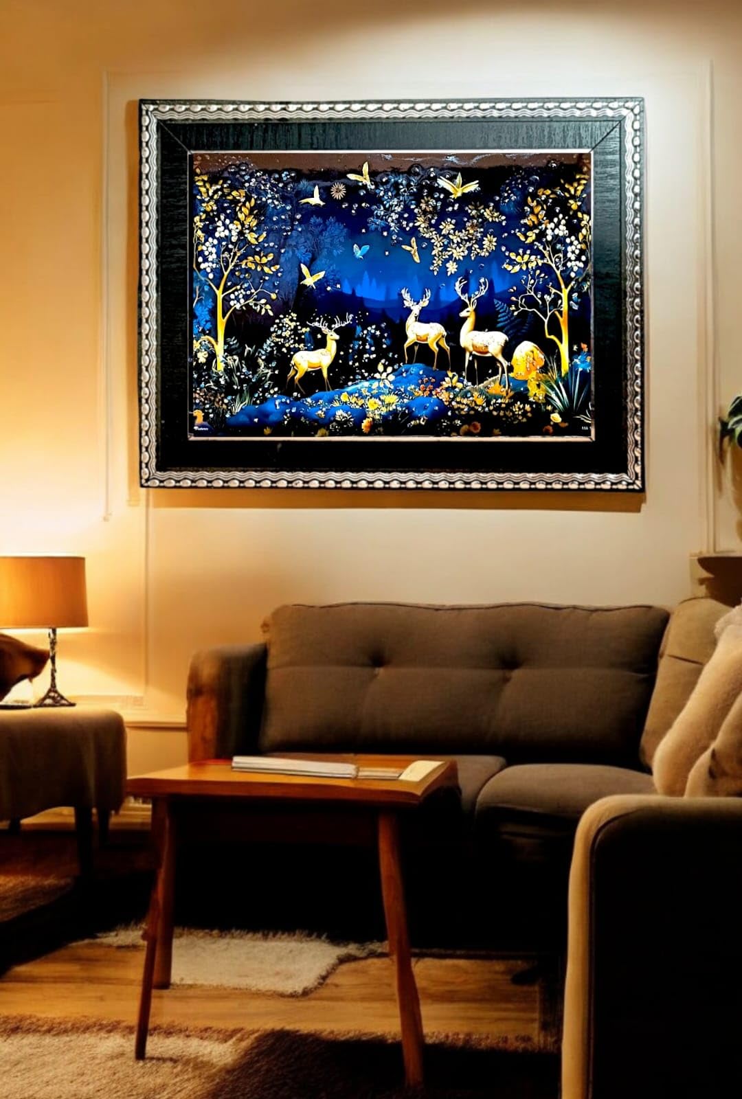 Suninow Crystal embossed with resin painting for living room (16) 2