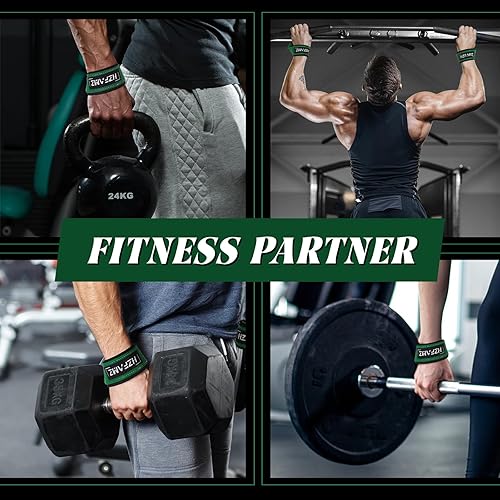 Miniatura 7 de Correas de levantamiento de pesas, correas de levantamiento de pesas con neopreno acolchado, correas de gimnasio para entrenamiento de fuerza,