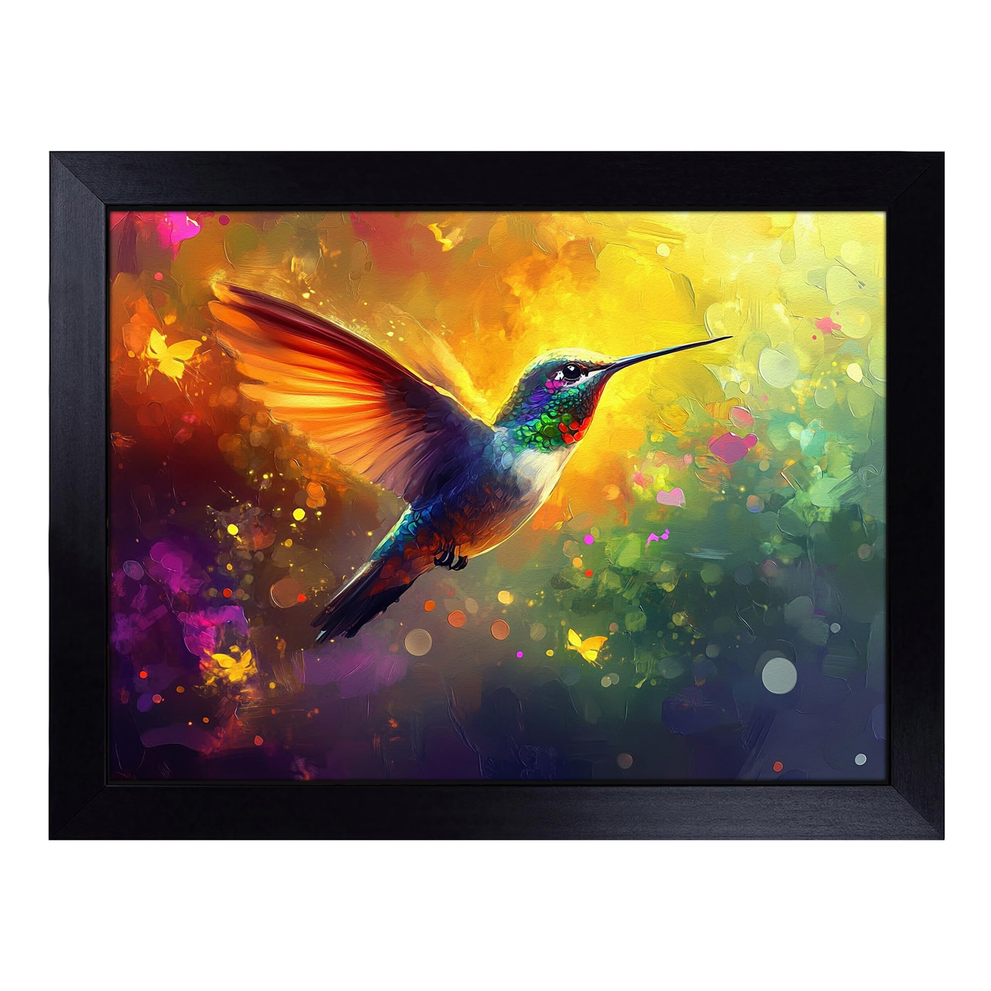 Hummingbird | Lap Tray with Padded Cushion, Portable Surface with Bean Bag Base, Perfect Surface for Working, Crafting, TV Eating and Laptop Use
