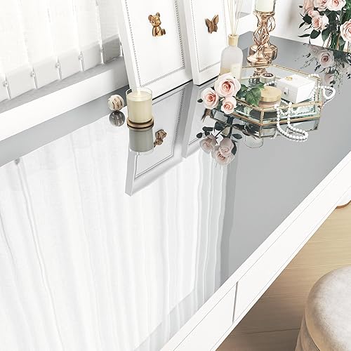 Miniatura 9 de WESTICK Adhesivo autoadhesivo para espejo para paredes, papel de contacto, despegar y pegar, vinilo para decoración del hogar, dormitorio, puertas,