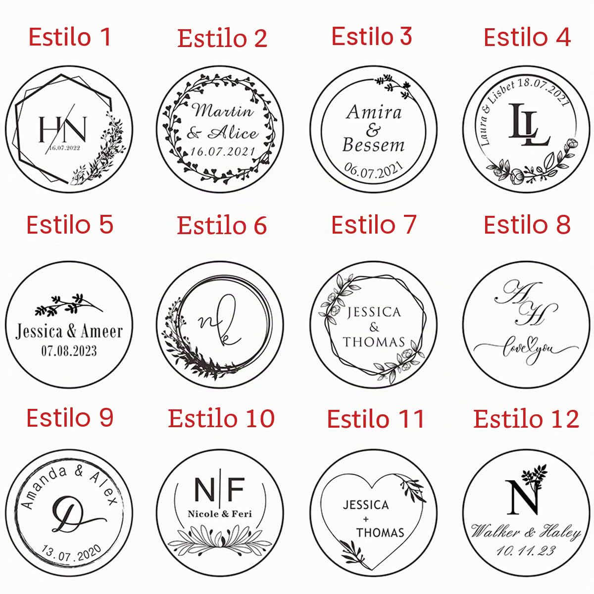 Espejos Personalizados de Maquillaje, Madera, Compactos, Redondos, Grabados, For San Valentín