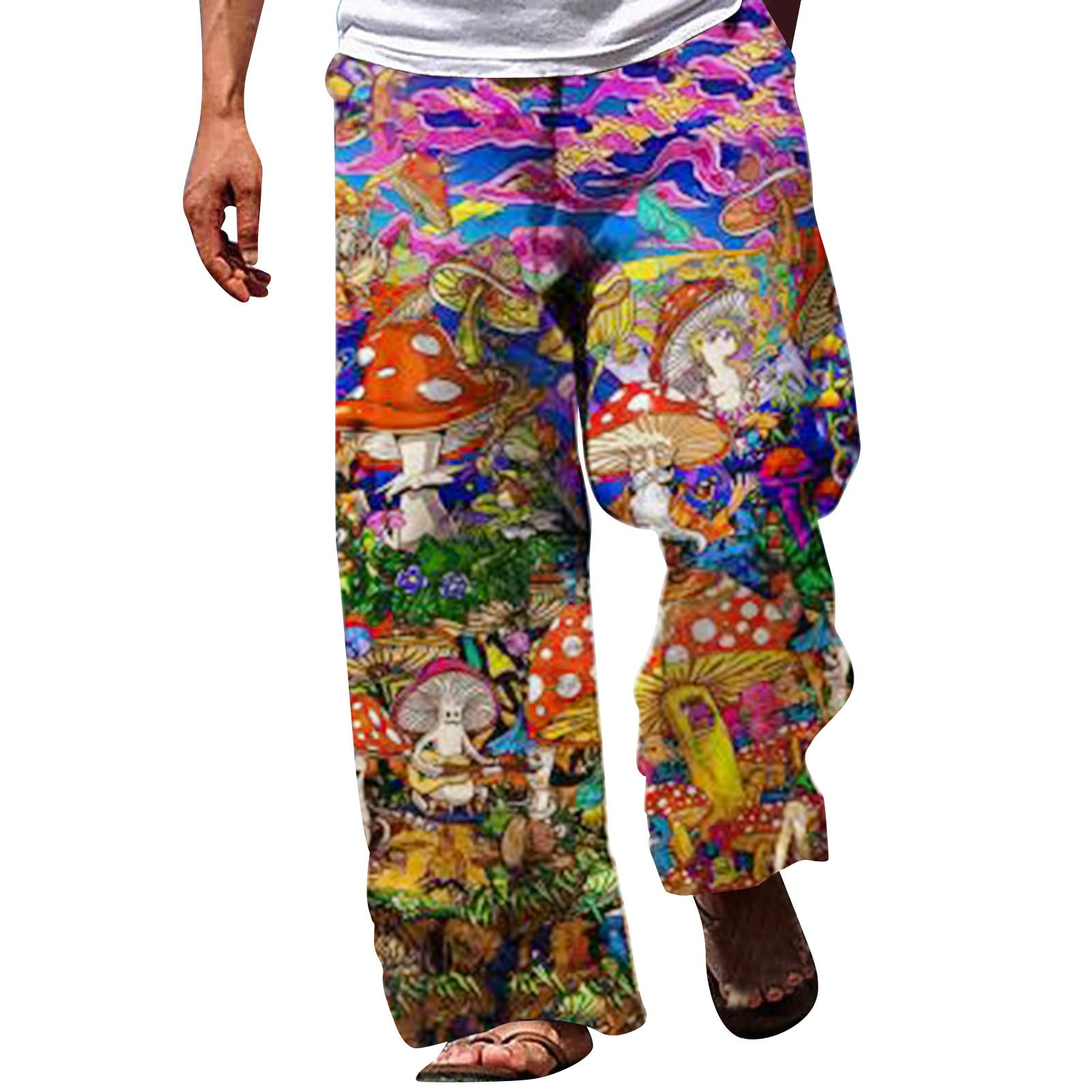 GLIMCLAP 花柄サルエルパンツ Mサイズ GLIMCLAP(グリムクラップ)】Sarouel & jogger sweatpants