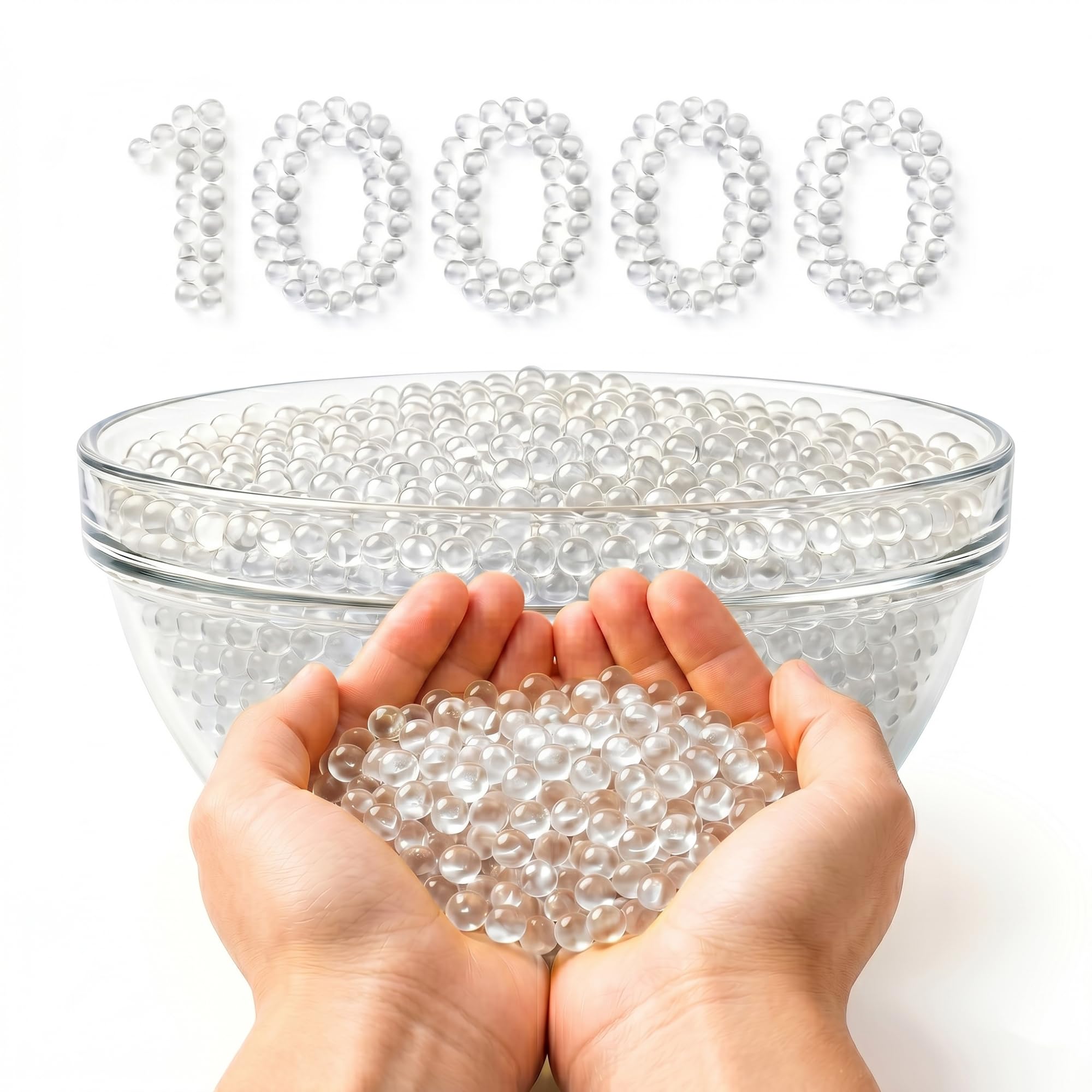 Verat 1 Packet Gel Water Balls/Water Beads/Refill Water Bead/Gel Blaster Ammo/Water Balls for Gun/Gel Balls for Kids/Gel Blaster Balls in Bottle/7-8mm Non-Toxic Water Beads Gel Guns(10000 White)-image-25