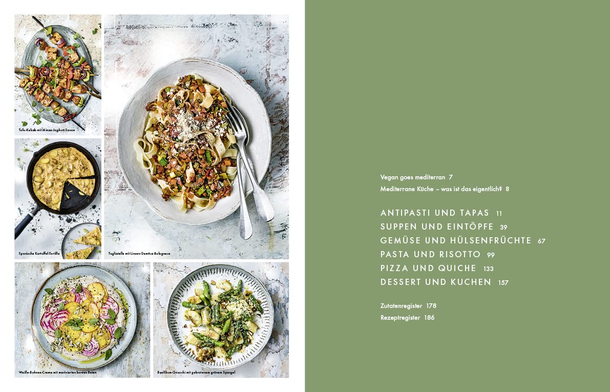 Deftig Vegan Mediterran: Schlemmen wie im Urlaub - Gesunde und leckere Rezepte für Genuss ohne tierische Produkte - Vegane Mittelmeerküche aus Italien, Spanien, Griechenland & Co. (Deftig vegetarisch)