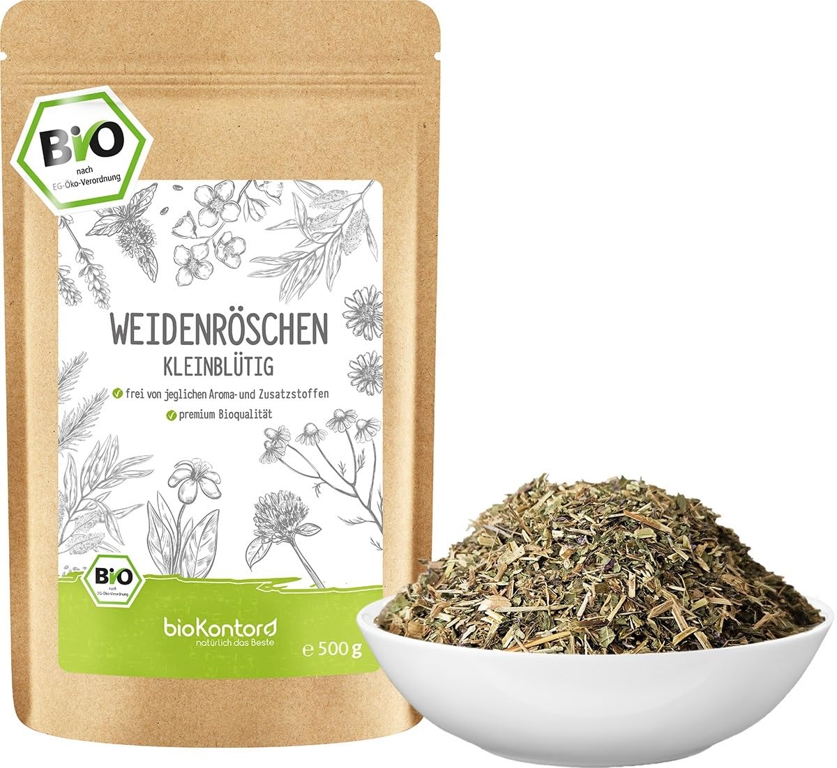 Weidenröschen kleinblütig BIO 500 g Weidenröschentee aus kontrolliert biologischem Anbau - bioKontor