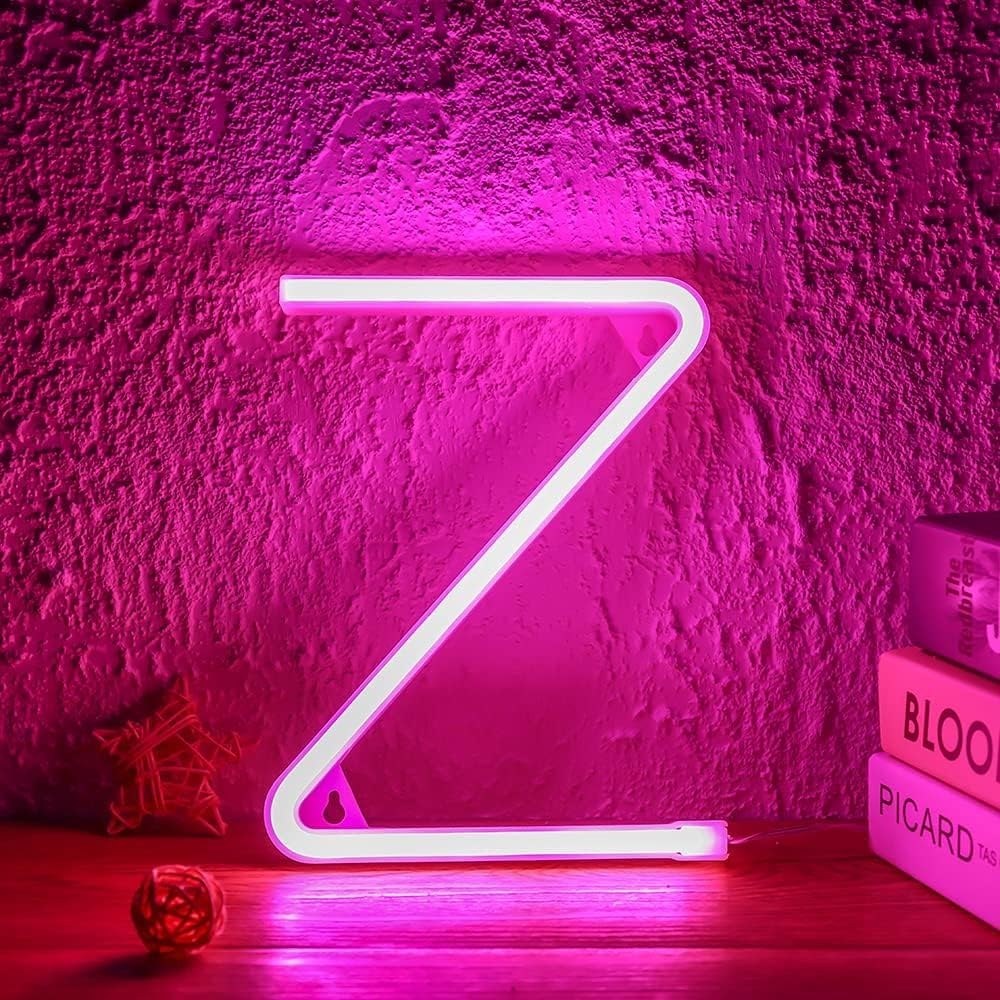 LED Marquee Letter Lights, Light Up Letters Glitter Alphabet Letter Sign Battery Powered for Night Light Birthday Party Wedding Girls Gifts Home Bar Christmas Decoration — image 1
