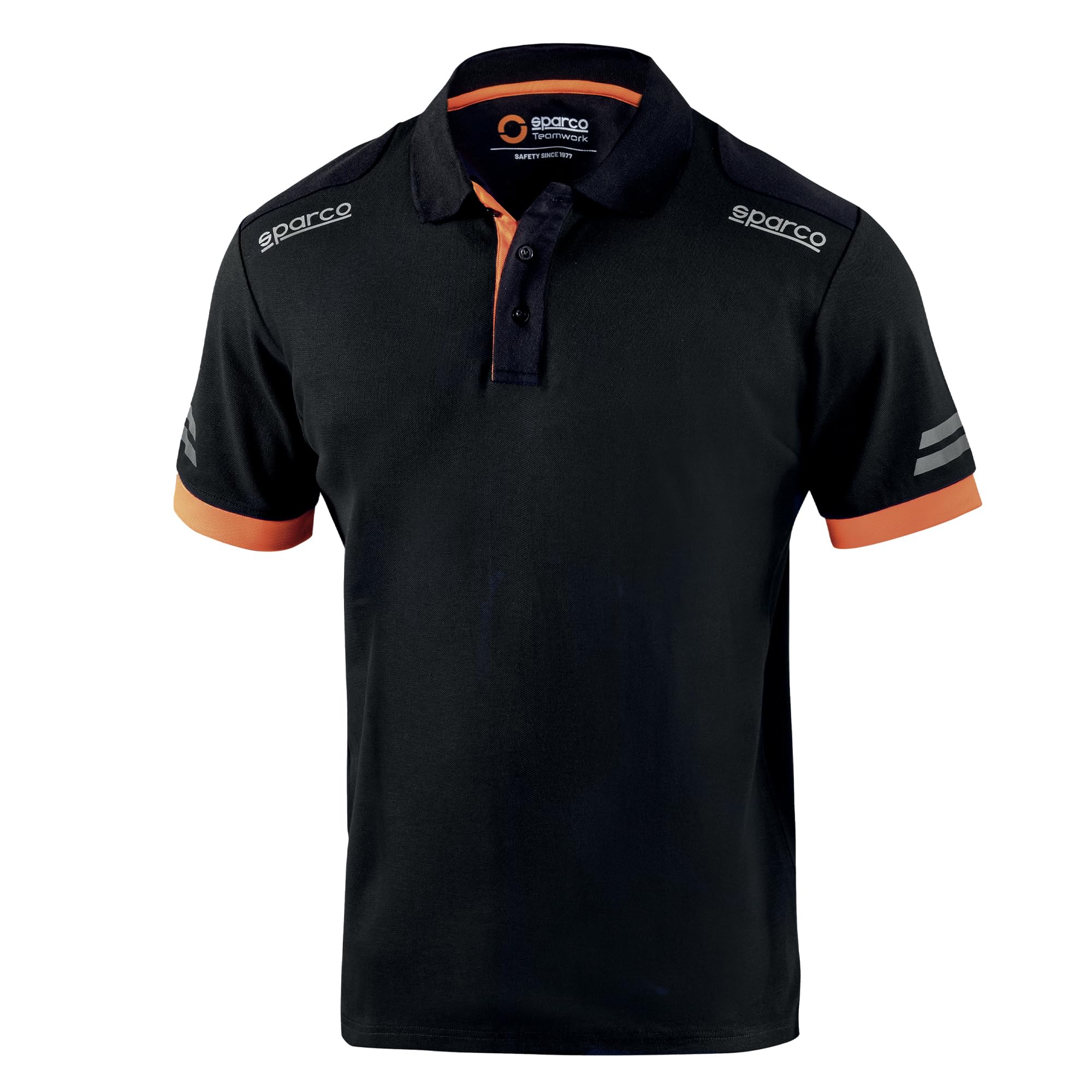 sparco Tech Polo Shirt, Orange, XXL