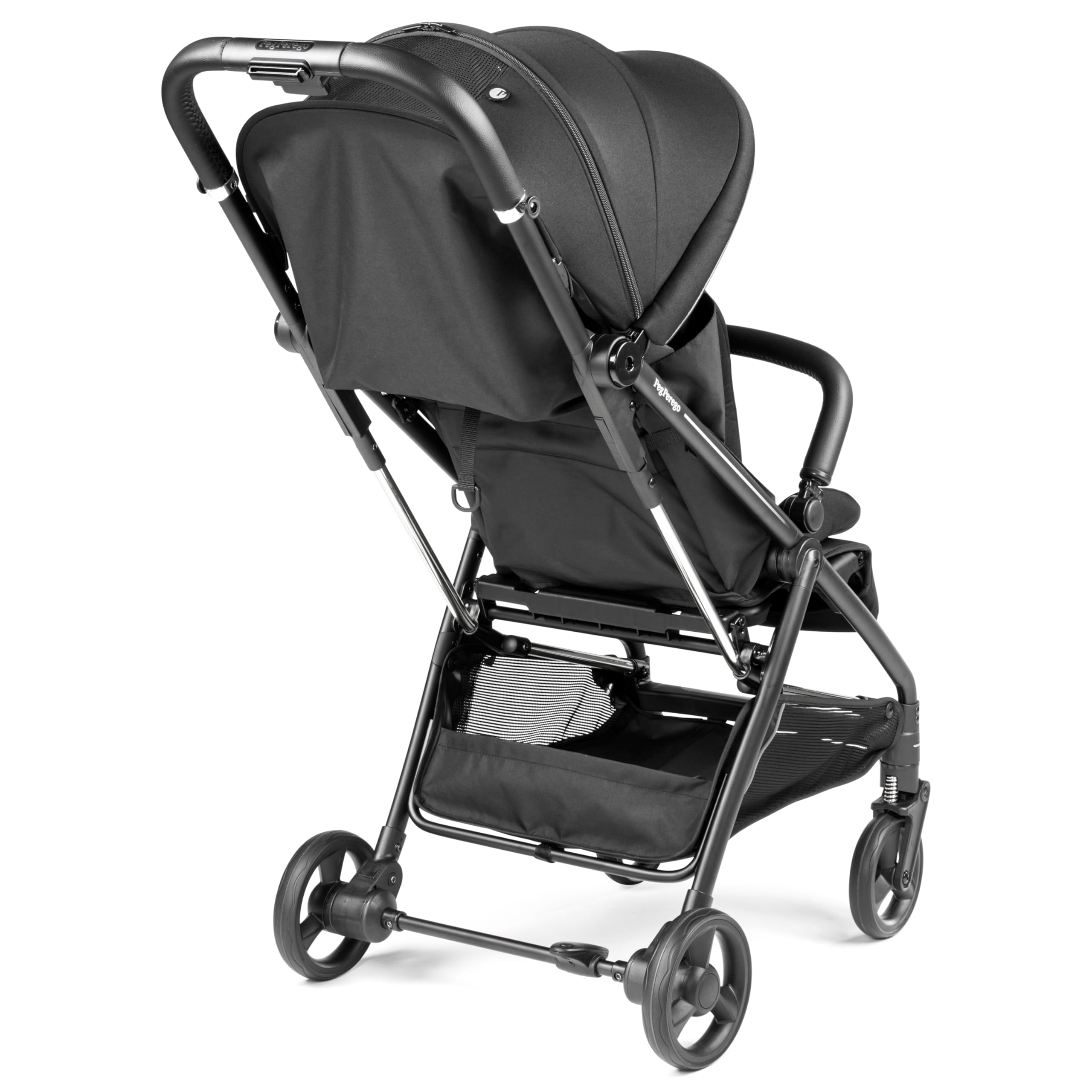 Peg Perego Selfie Plus Lightweight and Compact Stroller- True Black (Black) : Baby