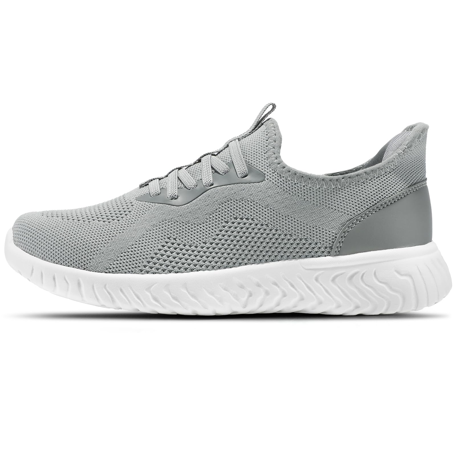STQ Zapatillas Mujer Deportivas Sin Cordones Malla Transpirable Slip-on Non Slip Ligero Zapatos para Pasear Caminar Correr Andar