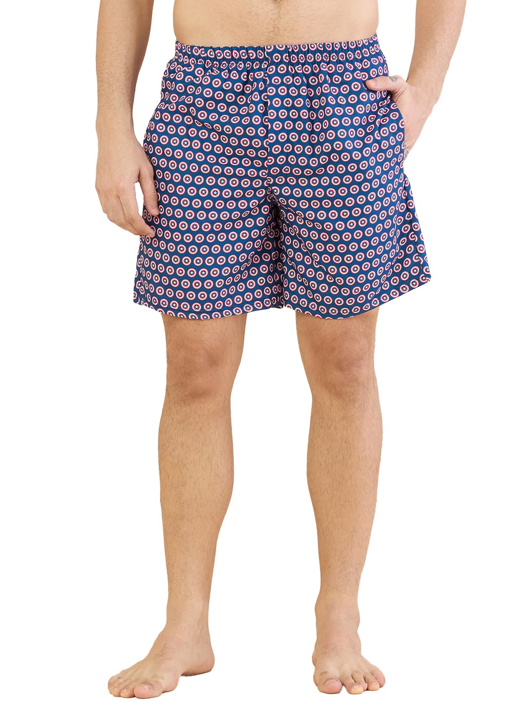 bearbrother Men Regular Fit Blue Printed Boxer-picture-11