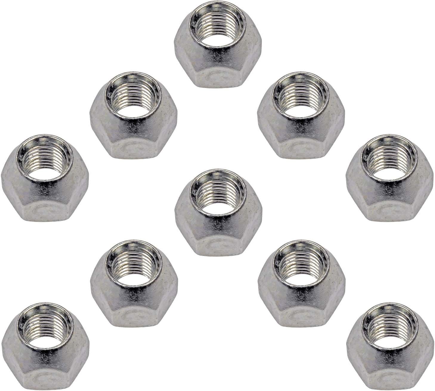 Primer pla view of a single Dorman 611066 Wheel Nut