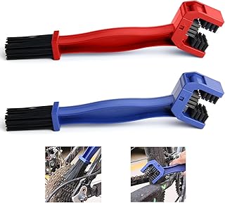 2 Pcs Chain Cleaning Brush, FUNCYboo Bike Motorcycle Chain Washer Bike Chains Scrubbing Brush for Mountain Bikes Motorcycl...