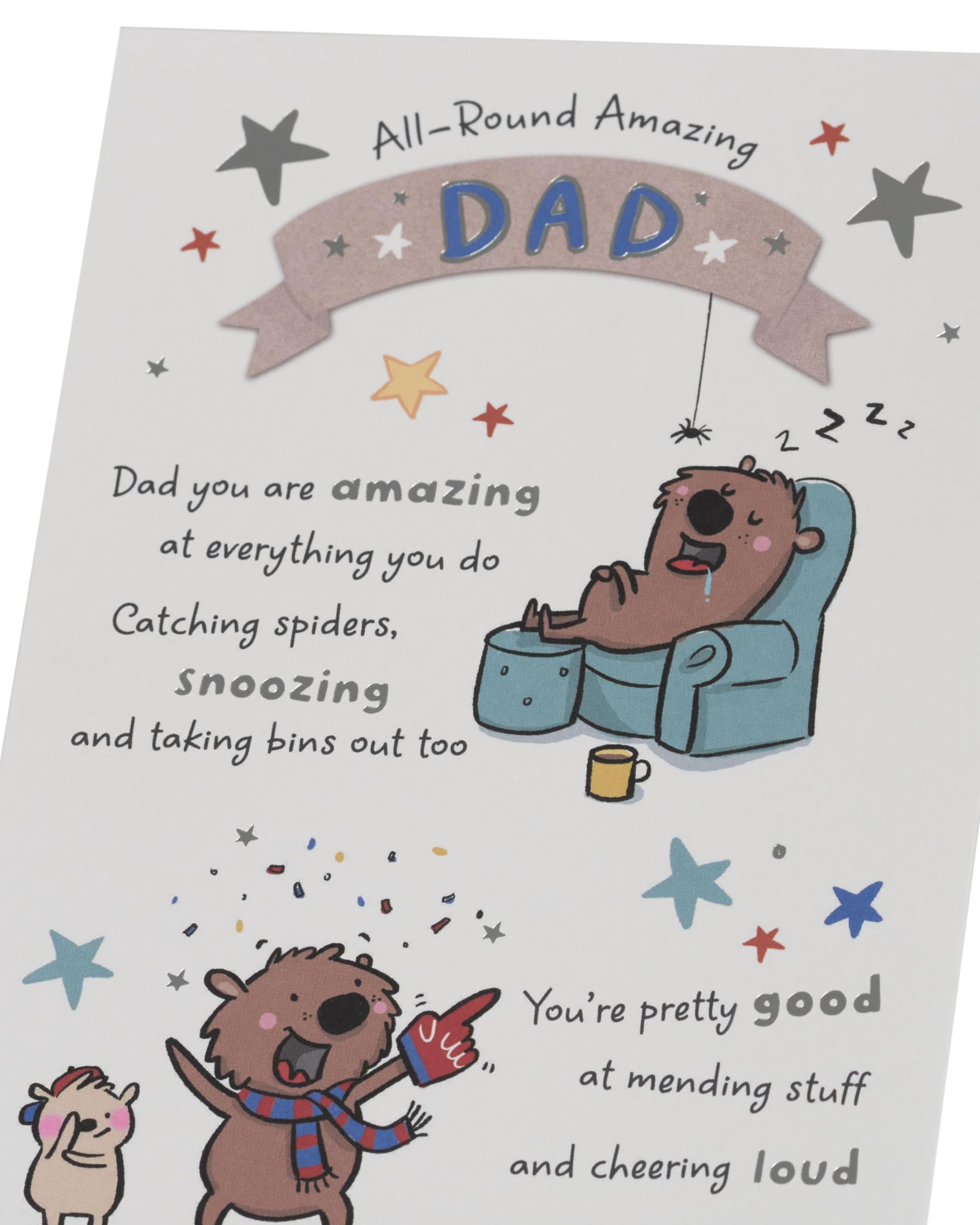 Buona festa del papà dal tuo preferito! divertente biglietto per la