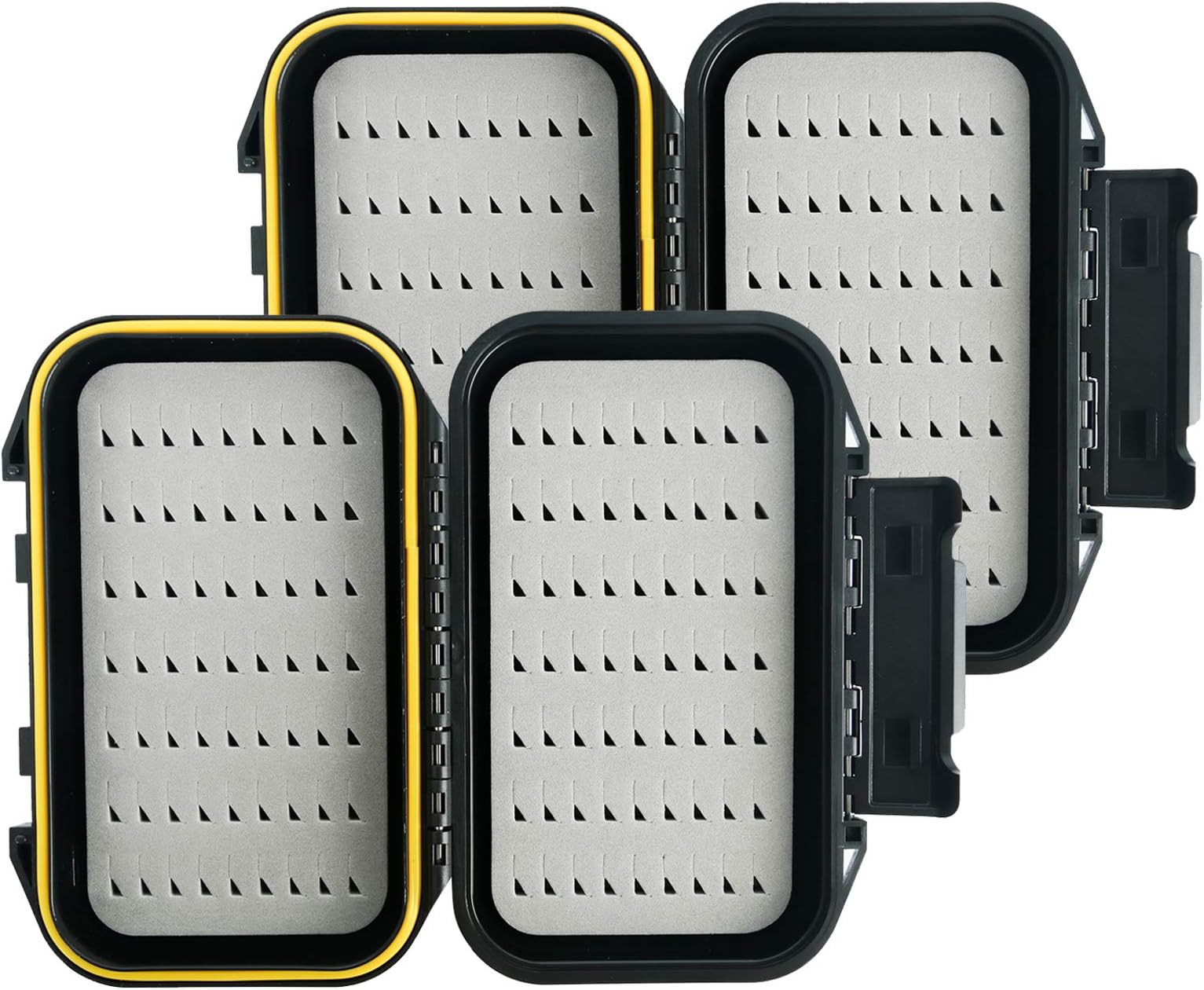 Maxcatch Waterproof Fly Box for Fly Fishing Double Sided Foam Insert (2PCS Easy Grip Foam)