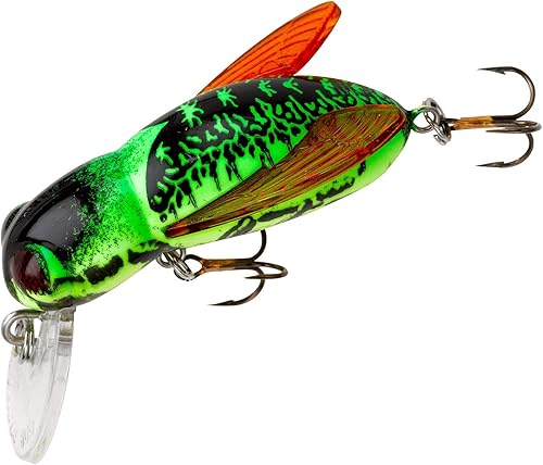 Rebel Señuelos Bumble Bug Topwater / Crankbait Señuelo de pesca, 1 1/2 pulgadas, 7/64 onzas Fire Bug,Bumble Bee,Hornet,Insecto de junio,Horse