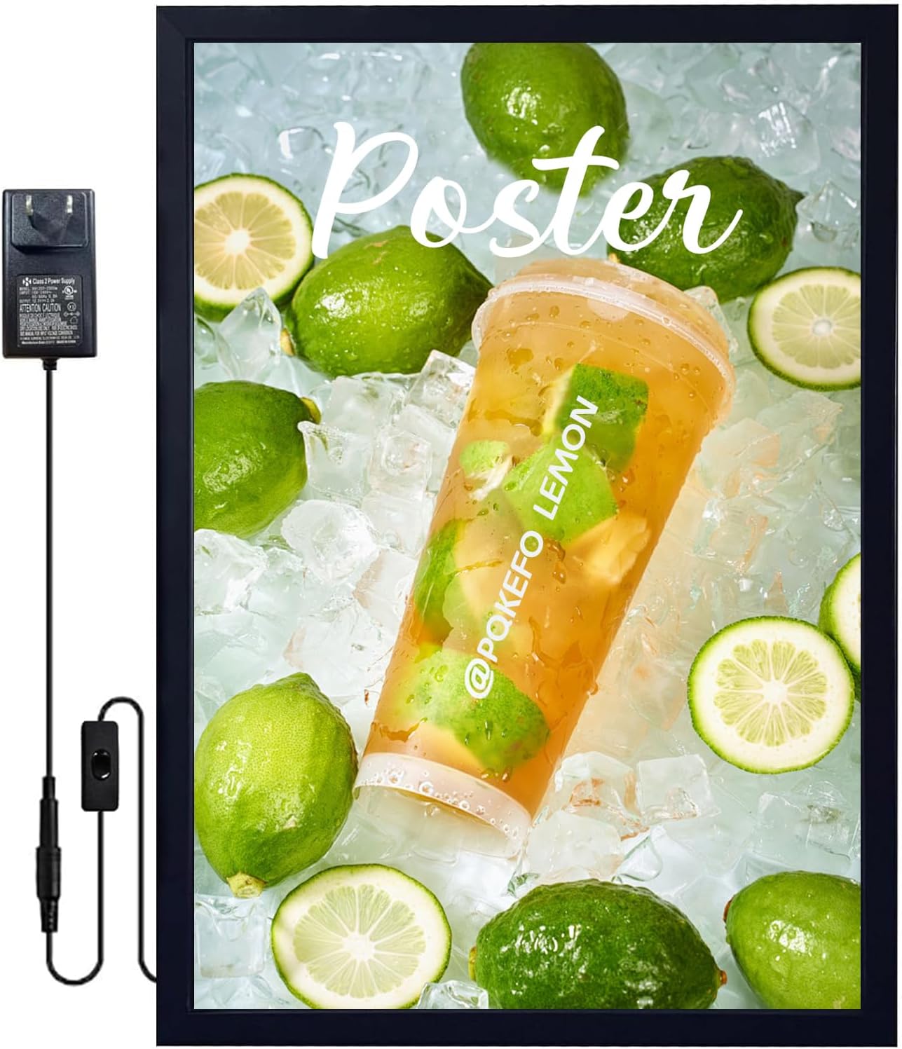 LED Movie Poster Frames Backlit Picture Frame 16" x 24" - Aluminum Snap Frame for Advertising Display&Acrylic Art ~ Backlit Poster Frame Wall Mounted (Black) Black16*24/1825 16*24/1825B(16*24'')