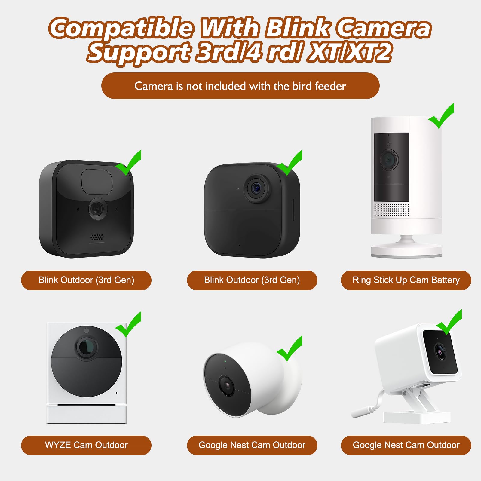 Mangeoire Pour Oiseaux Avec Caméra Intelligente Blink