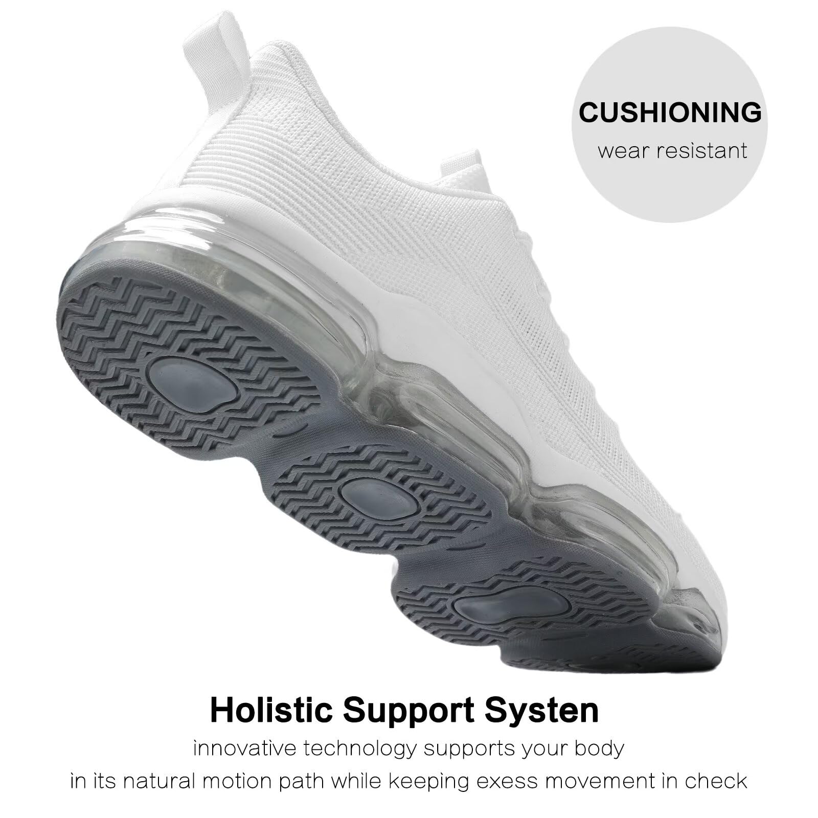 Mens Running Shoes Air Low Top Comfort Walking Lace Up Sneakers Breathable Fashion Tennis Sport Gym Fitness Cross Trainers