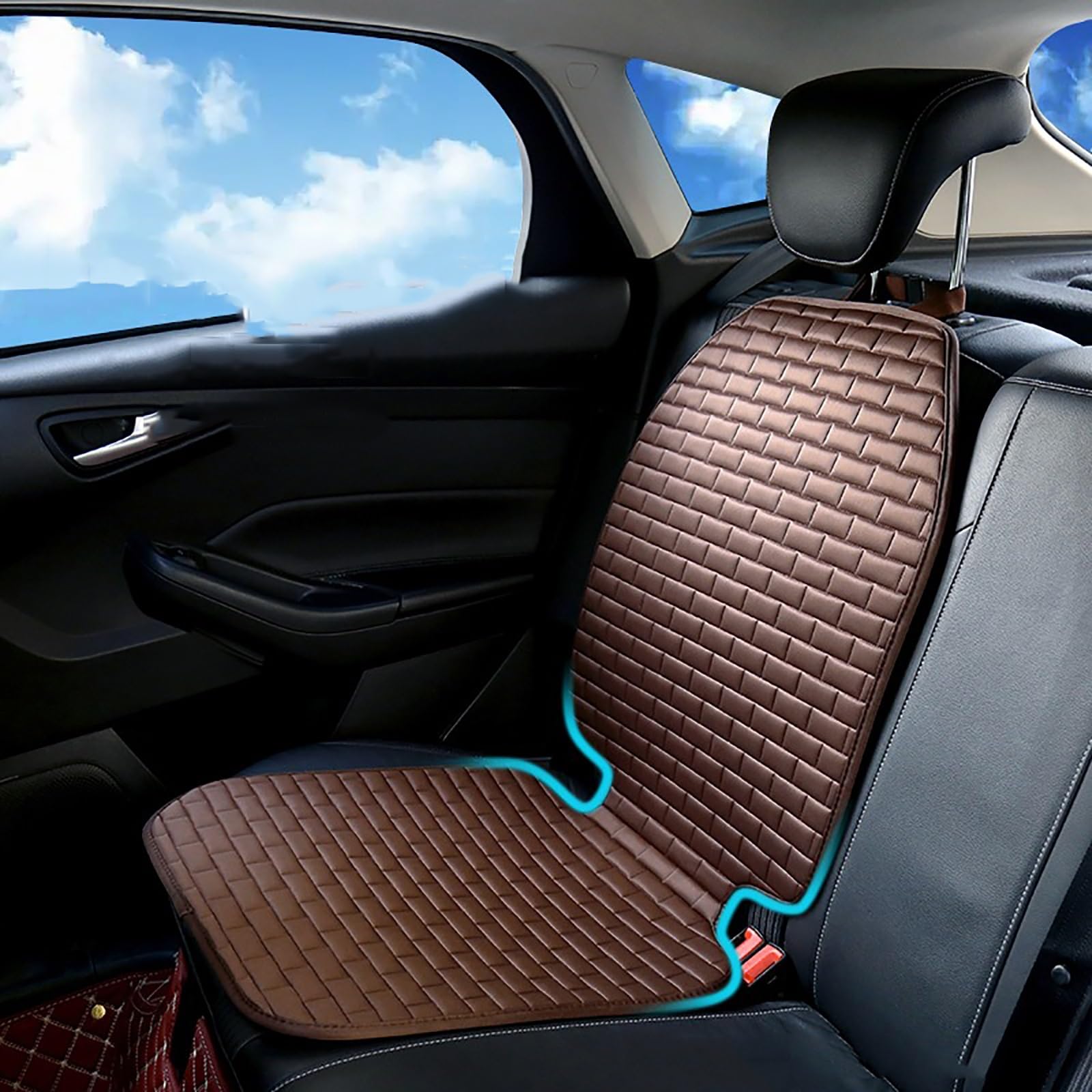Protector Seguro para Asiento Infantil - Protege tu Coche - Fundas para sillas de Coche(E)