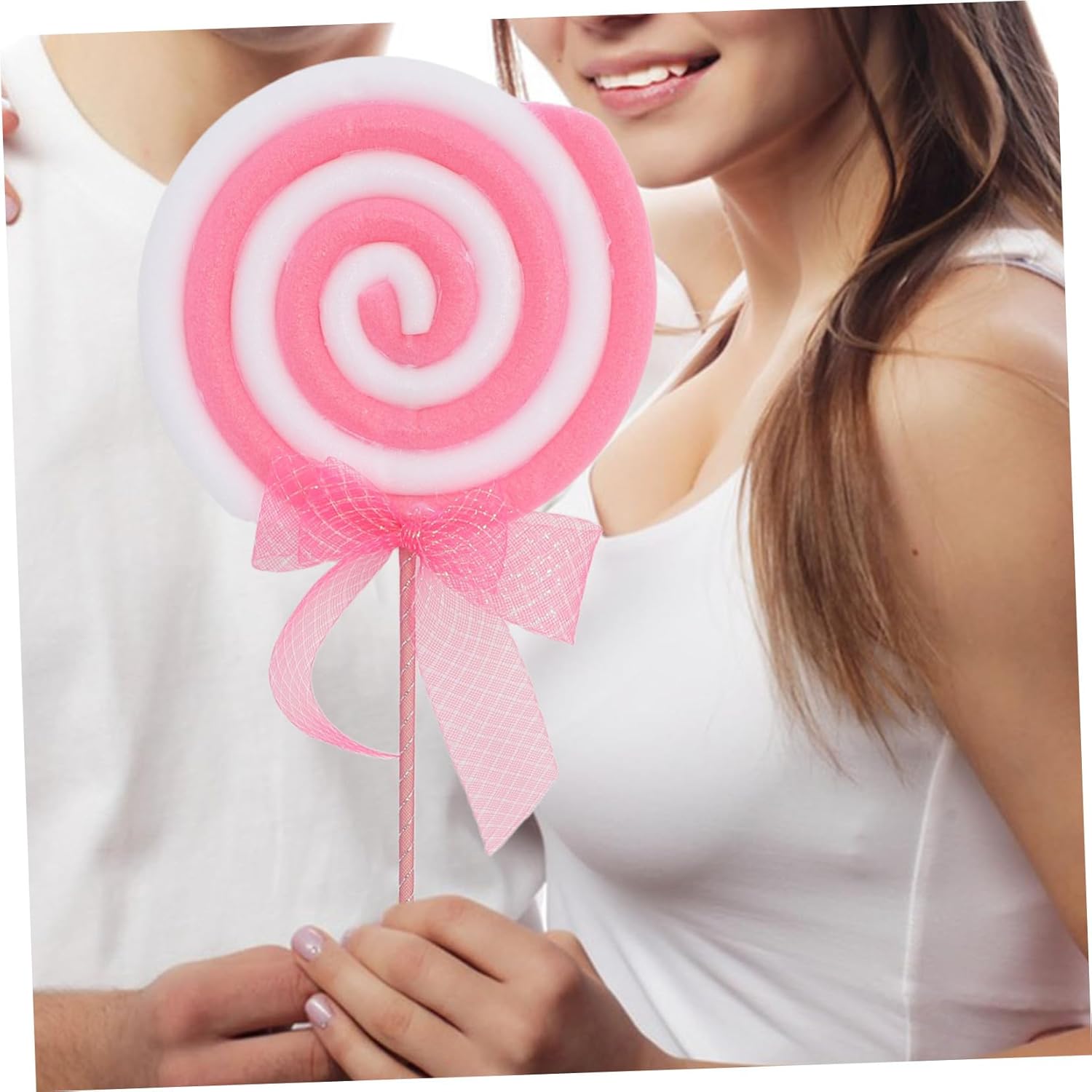 3pcs Faux Lollipop Photo Props Creative Simulation Candy for Festive Tea Party Decoration for Photography Backgrounds and Party Supplies
