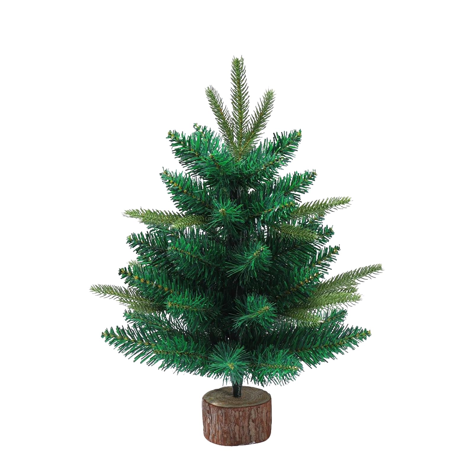 Ysinobear A Mini Christmas Tree For Tabletop, 45Cm Small Rtificial Xmas Tree With Stand, Realistic Pvc Desktop Decor For Home Office Holiday Festival (A)