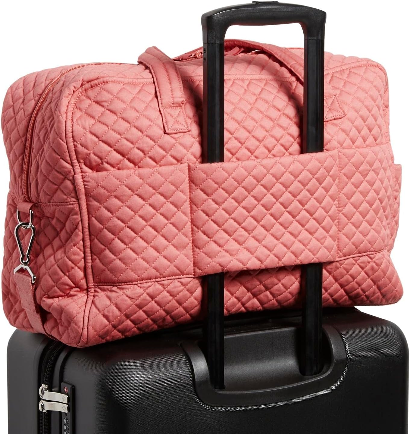 womens Cotton Weekender Travel Bag - Image 4