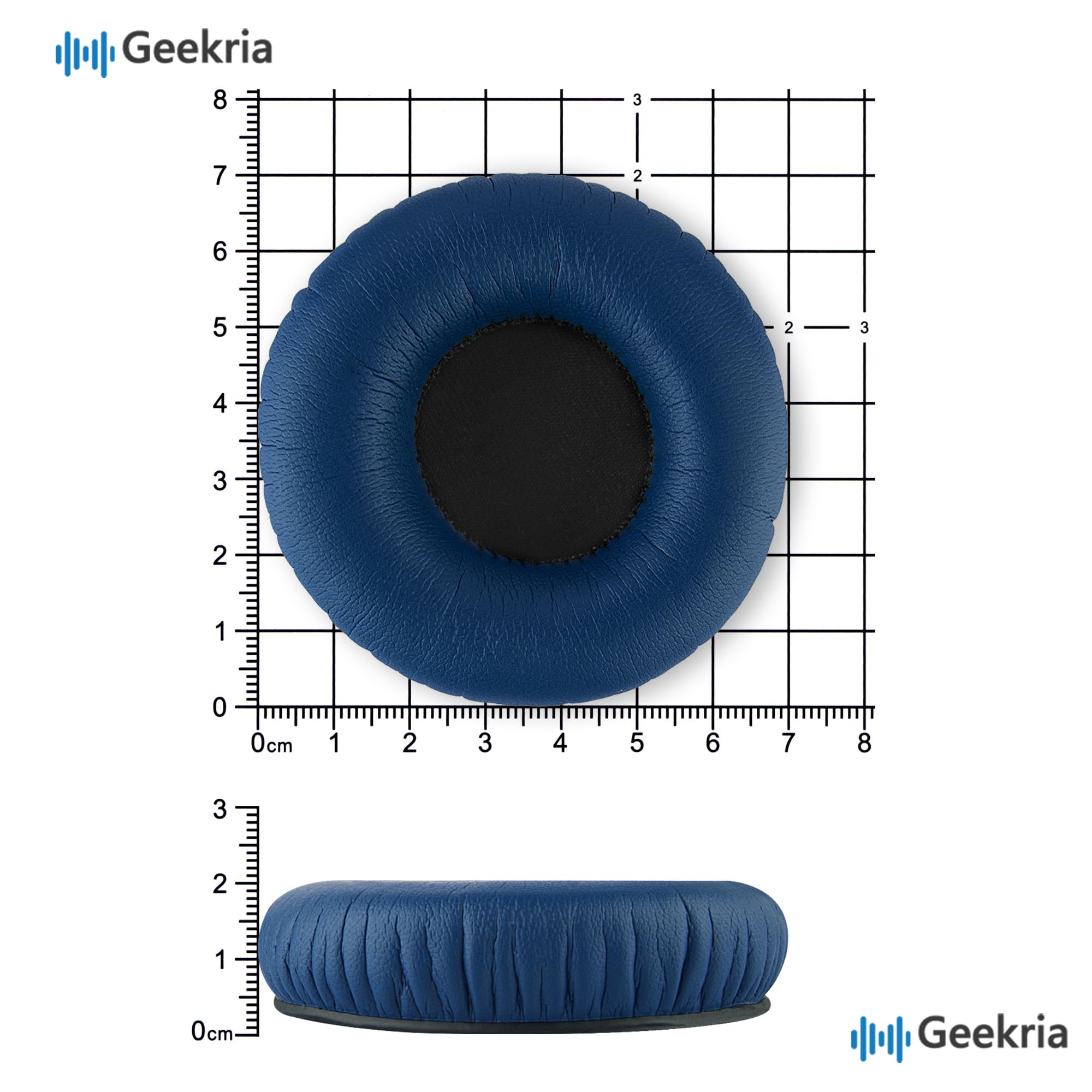 Geekria Ersatz-Ohrpolster Für Sennheiser HD25 – Memory-Schaum & Proteinleder – Bequemer & Stylischer Wechsel