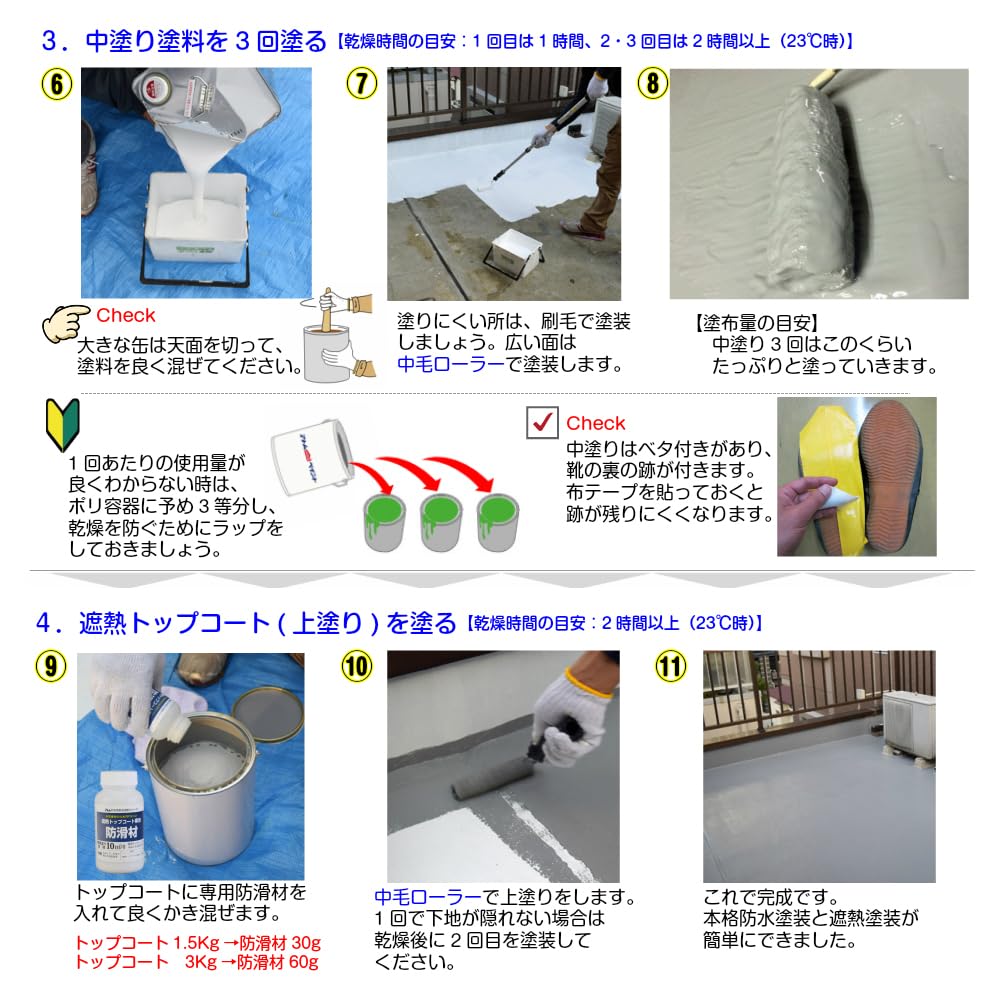 Amazon | アトムハウスペイント 水性防水塗料 中塗りグレー 16Kg 