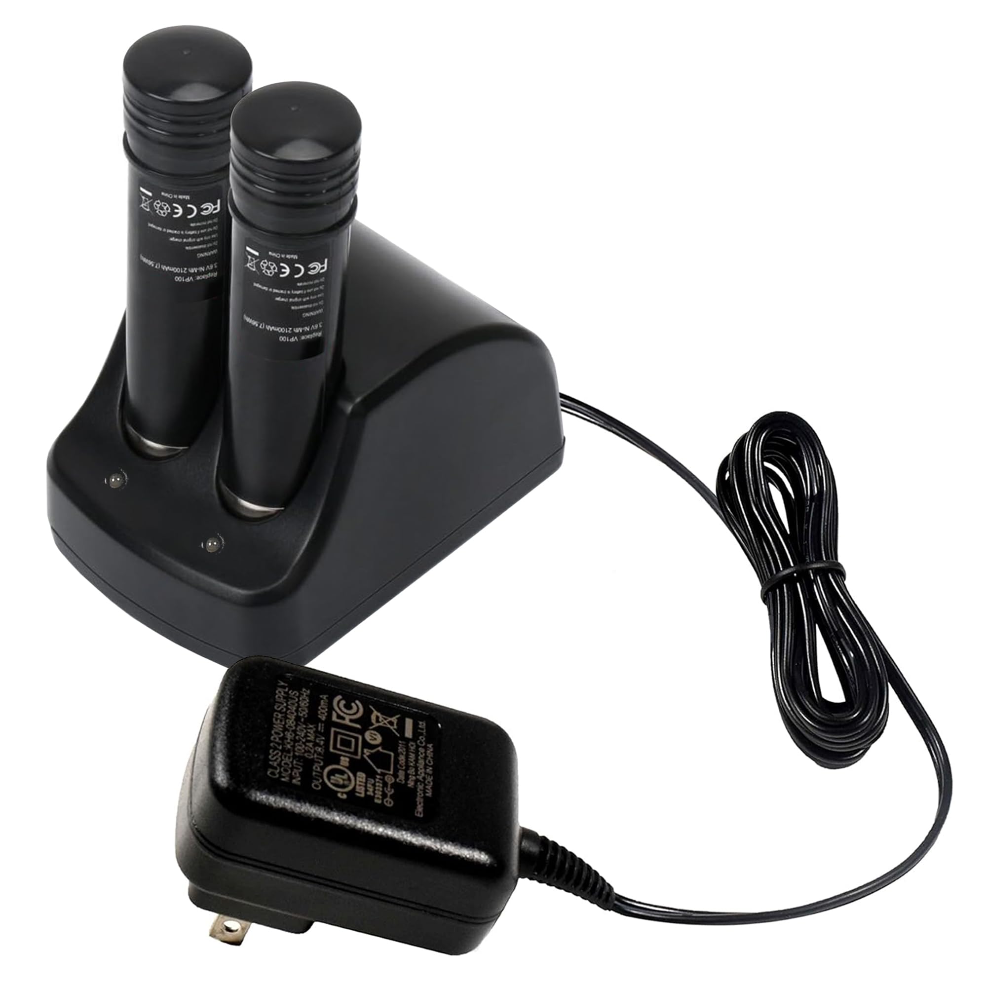 HQRP Cargador de 3.6 V – Compatible con Black & Decker VersaPak VP100, VP110, VP130, cable de 5 pies, funciona con VP100C, VP105, VP110C, VP143, cargador de repuesto para baterías VersaPak