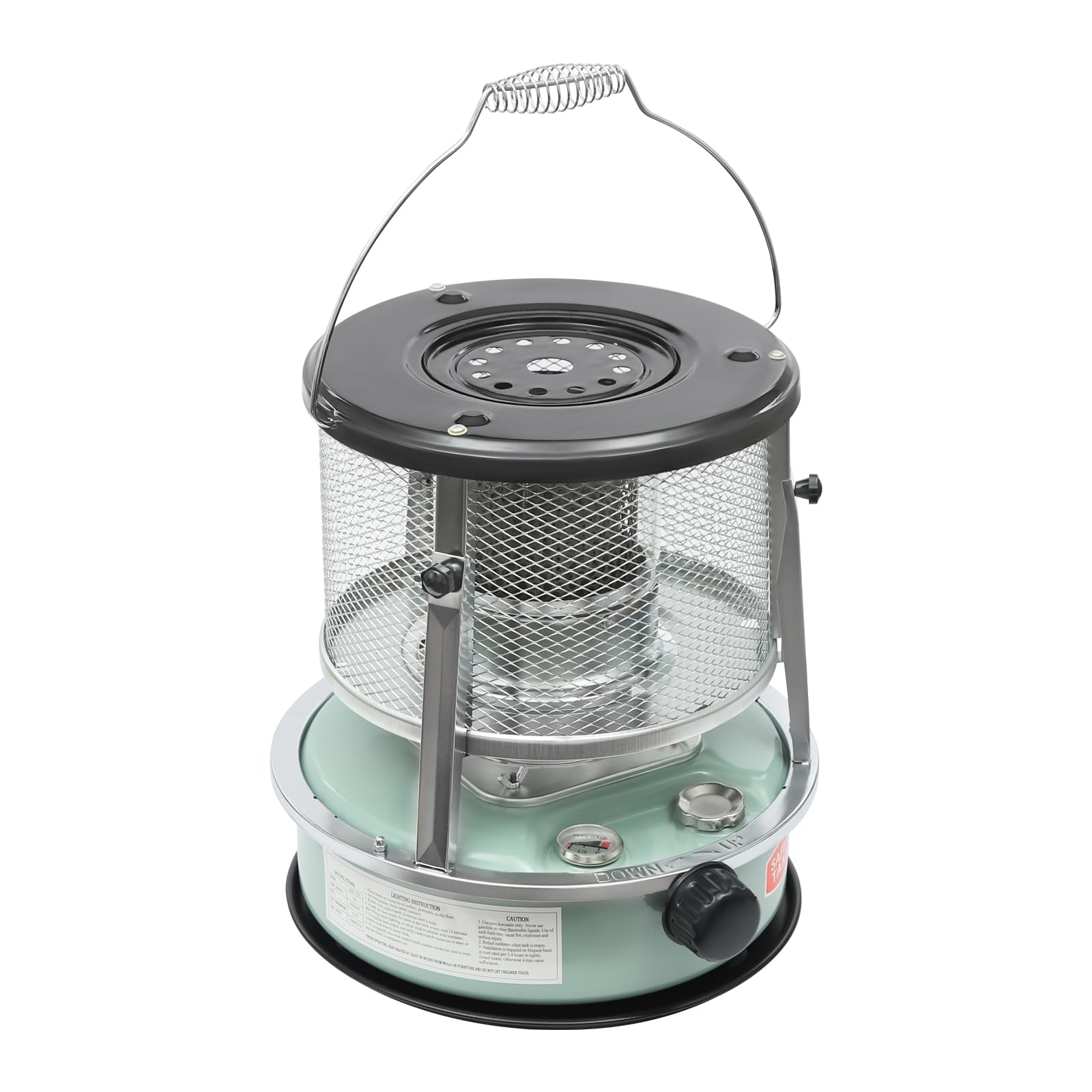 2 in 1 Tragbare Outdoor-Heizung & Herd, 4.6L 2600W Petroleumofen für Innenräume, Liefert 17 Std Wärme, Outdoor Camping Zelt Gasherd Heizung für die Innenraumheizung oder Outdoor-Aktivitäten